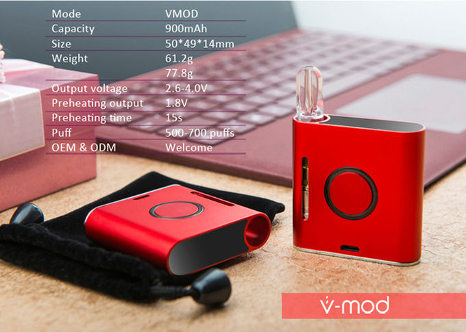 MOD VMOD USB micro de la batería de Vape de la batería 900mAh recargable para el cartucho de CBD