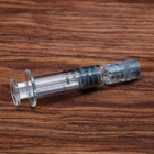 Clear Color Glass Luer Lock Syringe 1ml For Thick Oil Rohs Certification