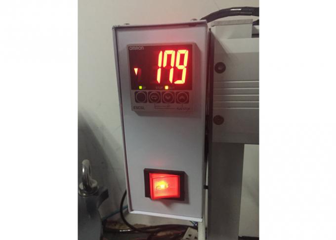 Canalón de la máquina de rellenar del cartucho del aceite de la plantilla CBD que presiona con la función de calefacción